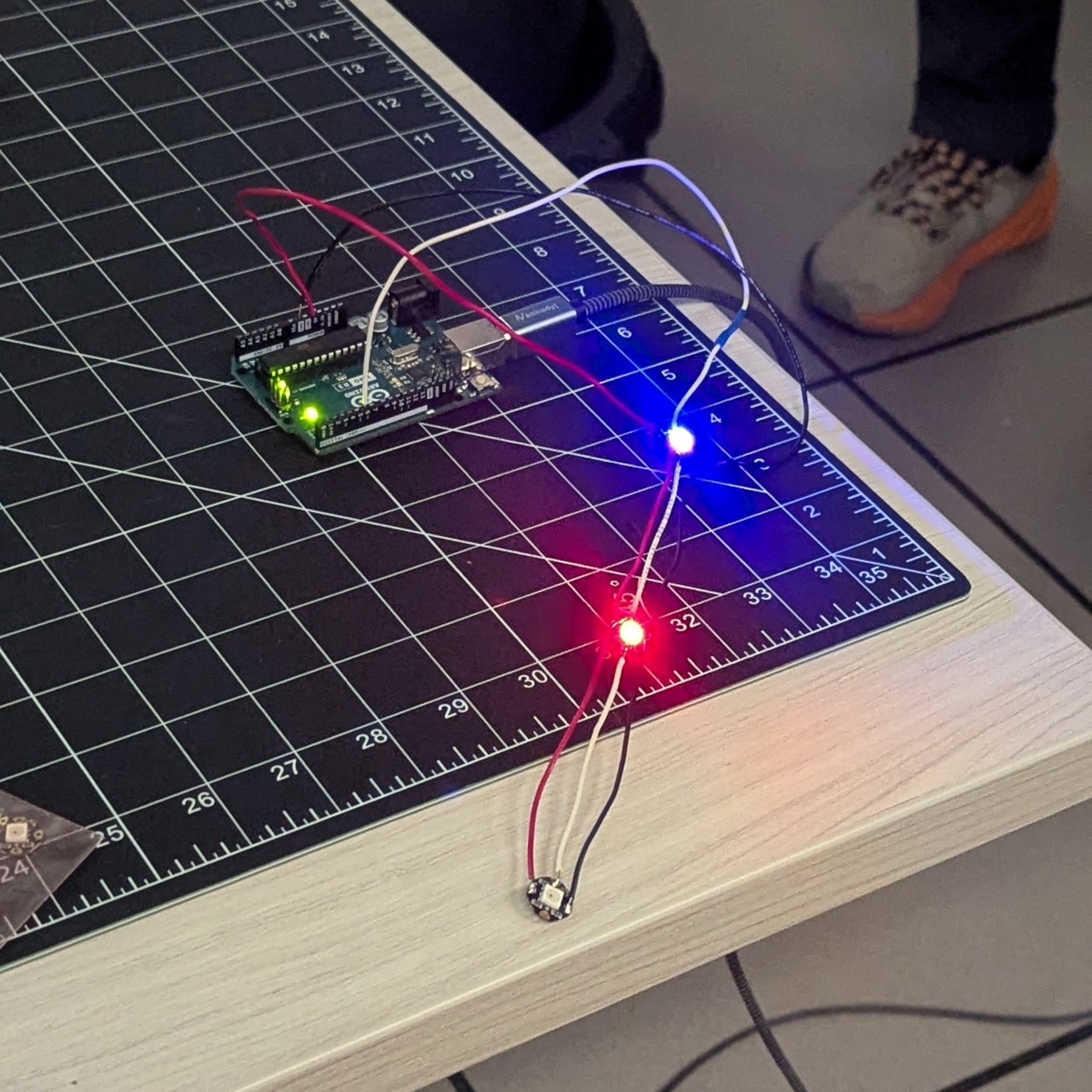 Due to joining late in the workshop and having too many people around, I couldn’t really see the soldering process clearly. So, I looked it up a little, as I was a bit interested after seeing the demo in class.
